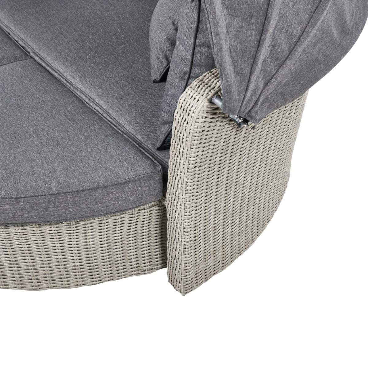 Pacific Lifestyle Stone Grey Bermuda Day Bed - Image 10