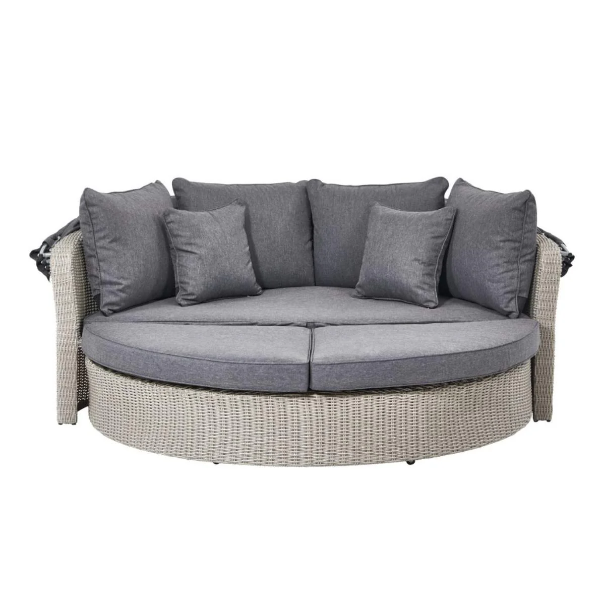 Pacific Lifestyle Stone Grey Bermuda Day Bed - Image 6