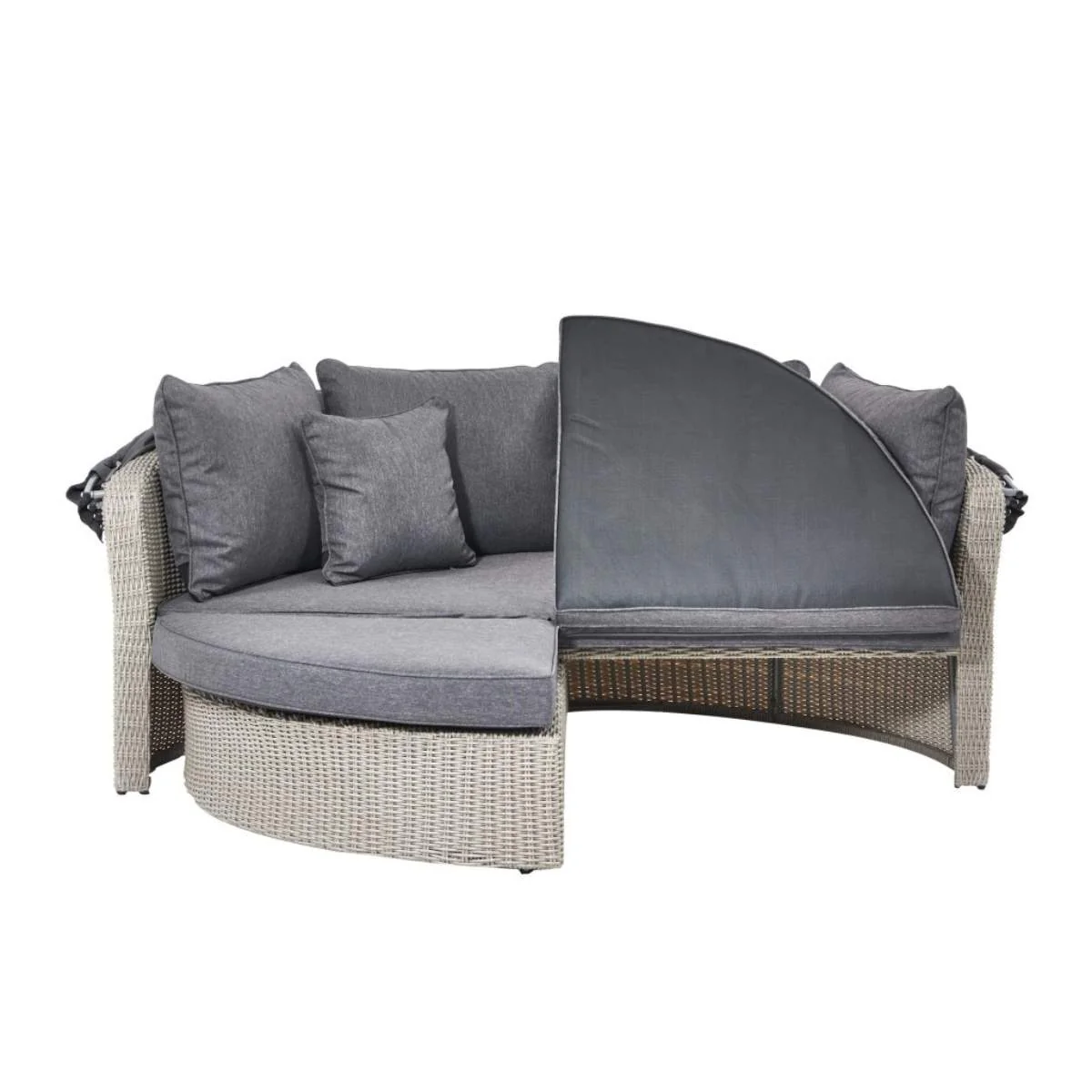 Pacific Lifestyle Stone Grey Bermuda Day Bed - Image 8