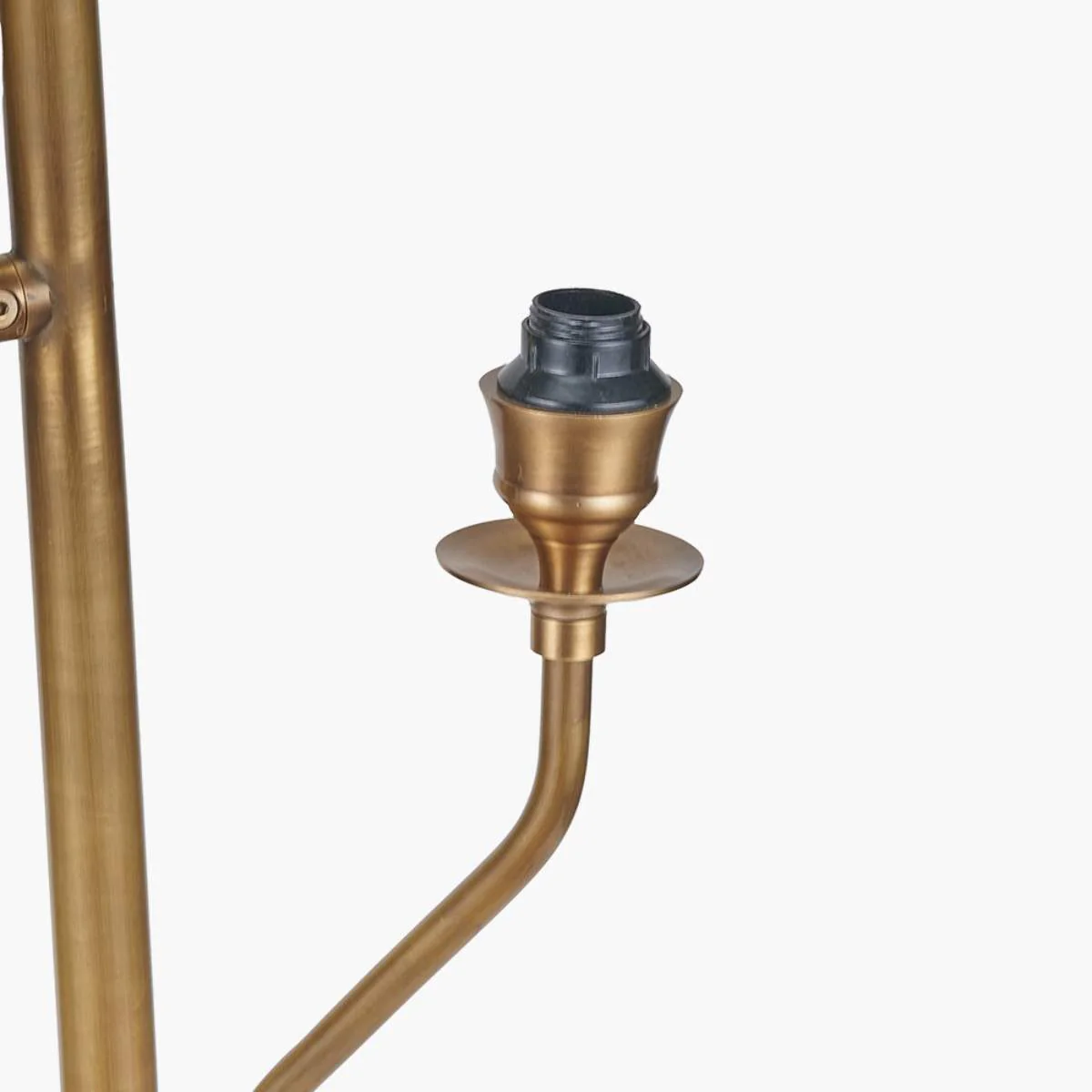 Pacific Lifestyle Tatiana Antique Brass Metal Floor Lamp Base - Image 6