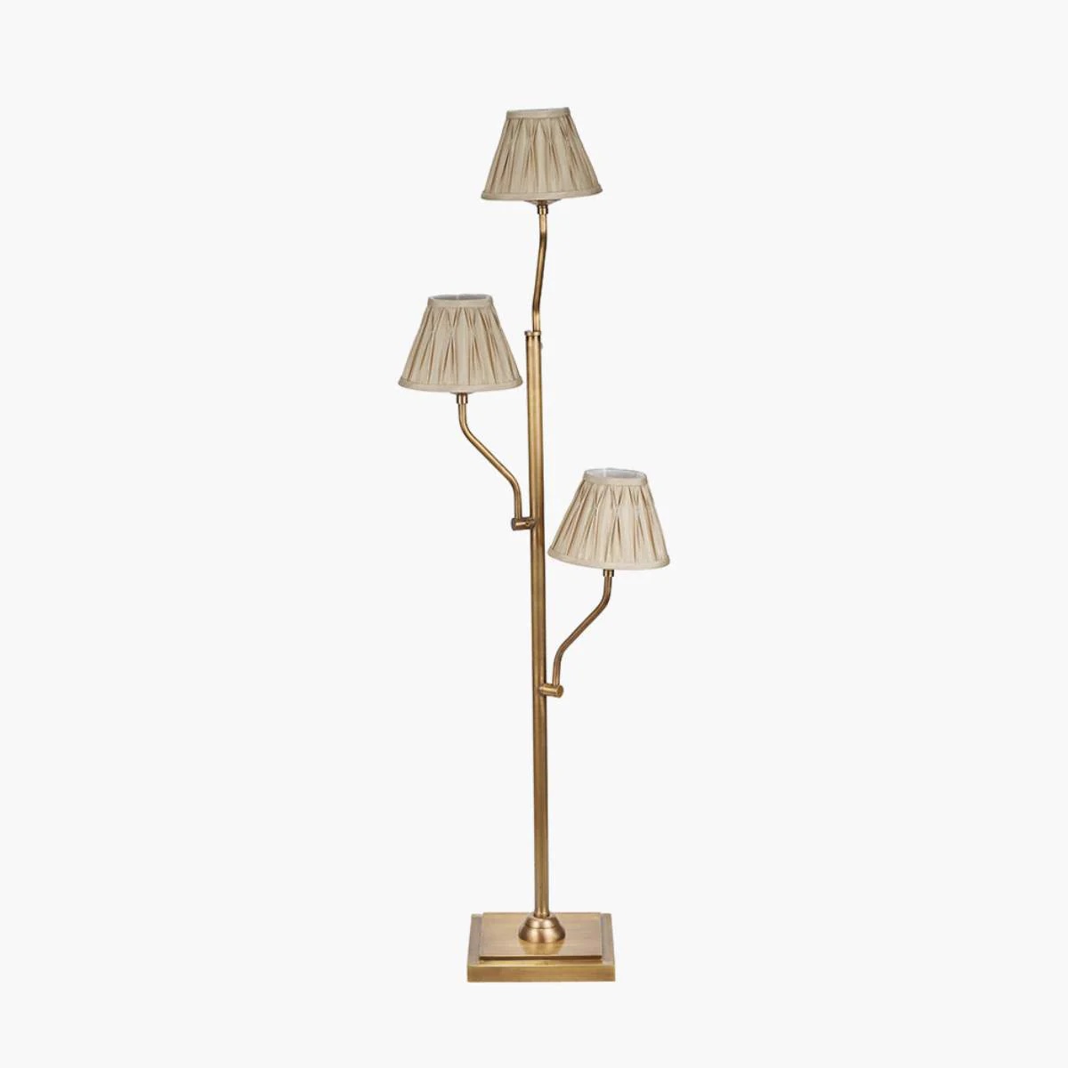Pacific Lifestyle Tatiana Antique Brass Metal Floor Lamp Base - Image 8