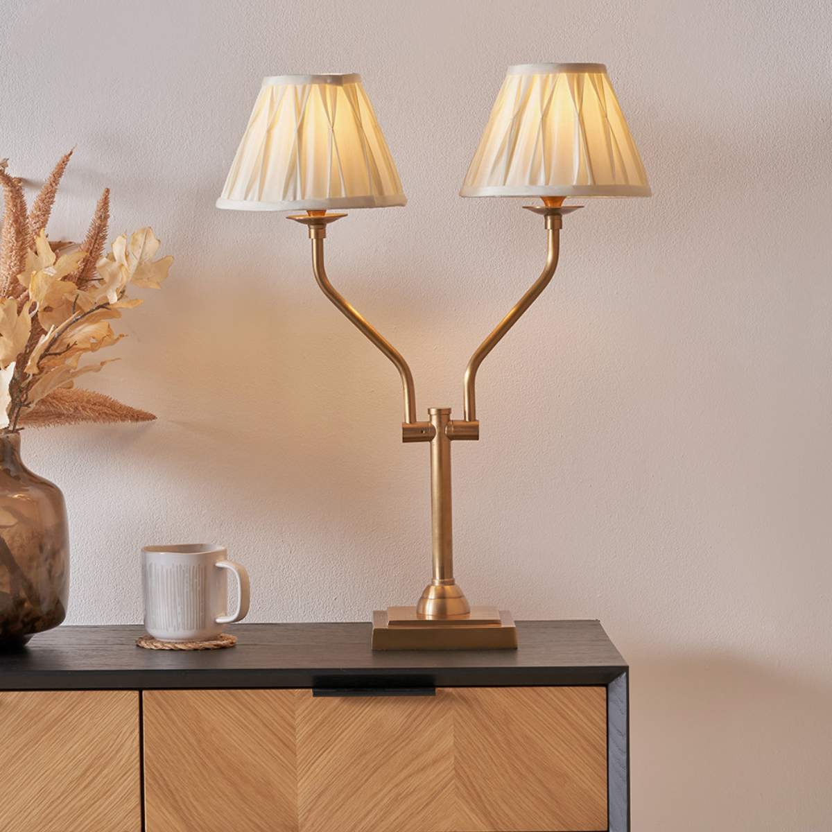 Pacific Lifestyle Tatiana Antique Brass Metal Table Lamp Base - Image 10