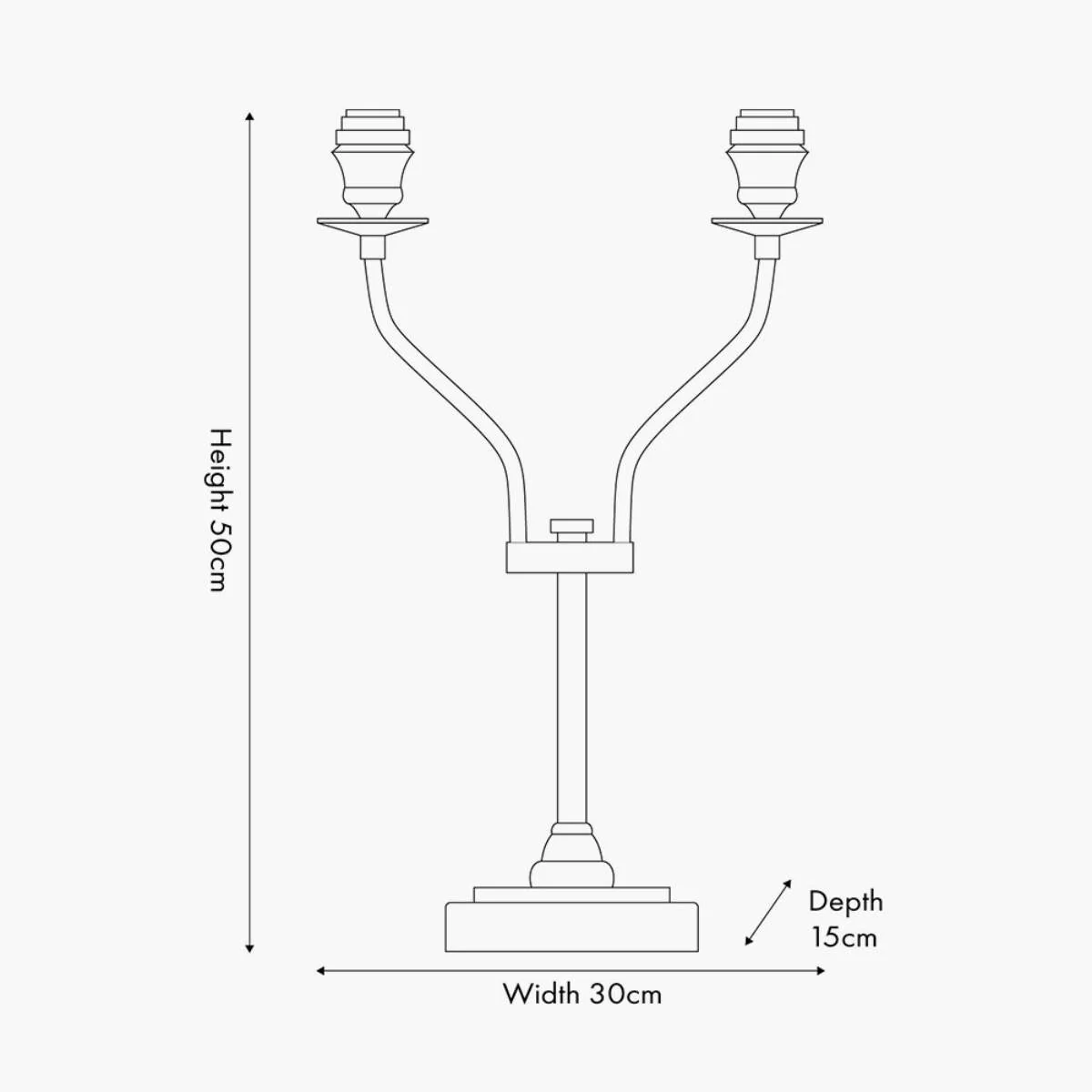 Pacific Lifestyle Tatiana Antique Brass Metal Table Lamp Base - Image 11