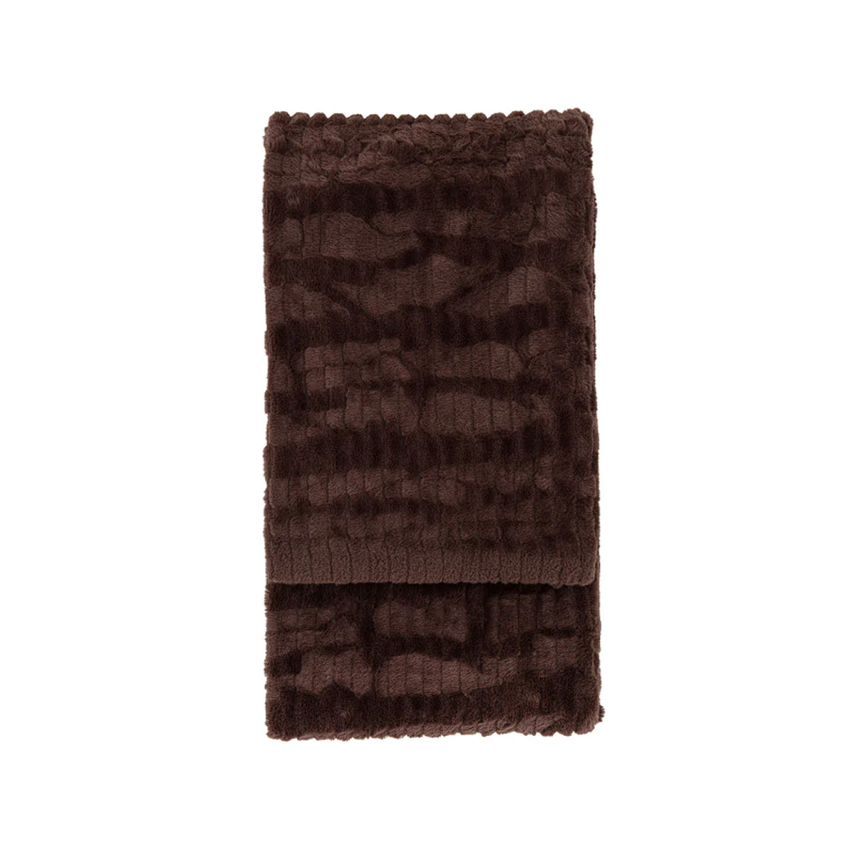 Gallery Direct Textured Rabbit Faux Fur Throw