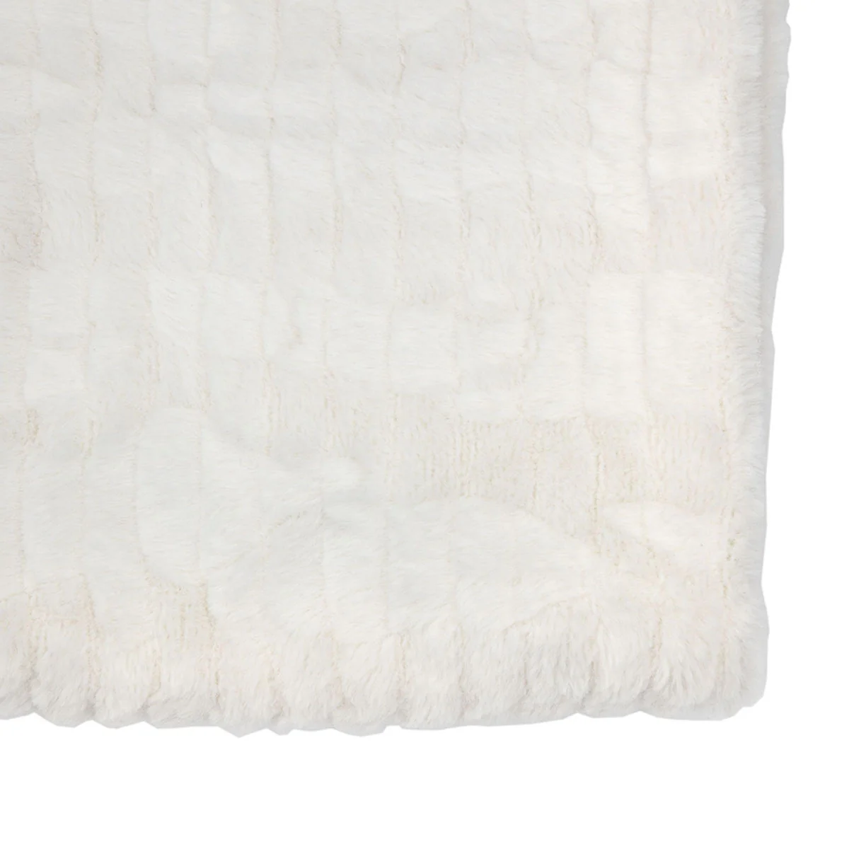 Gallery Direct Textured Rabbit Faux Fur Throw - Image 6