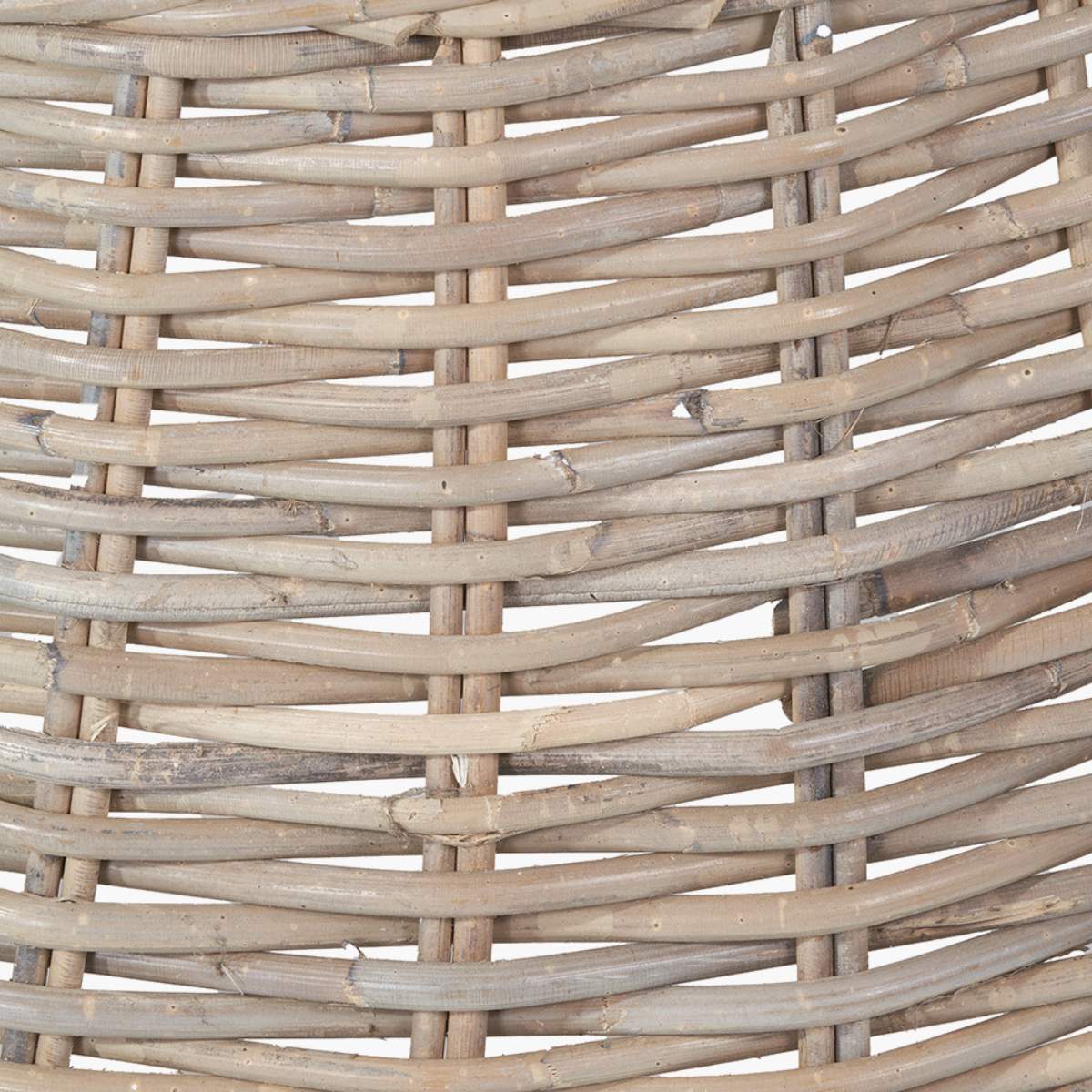 Pacific Lifestyle Tobs Grey Kubu Rattan Christmas Tree Basket Skirt Ring - Image 5