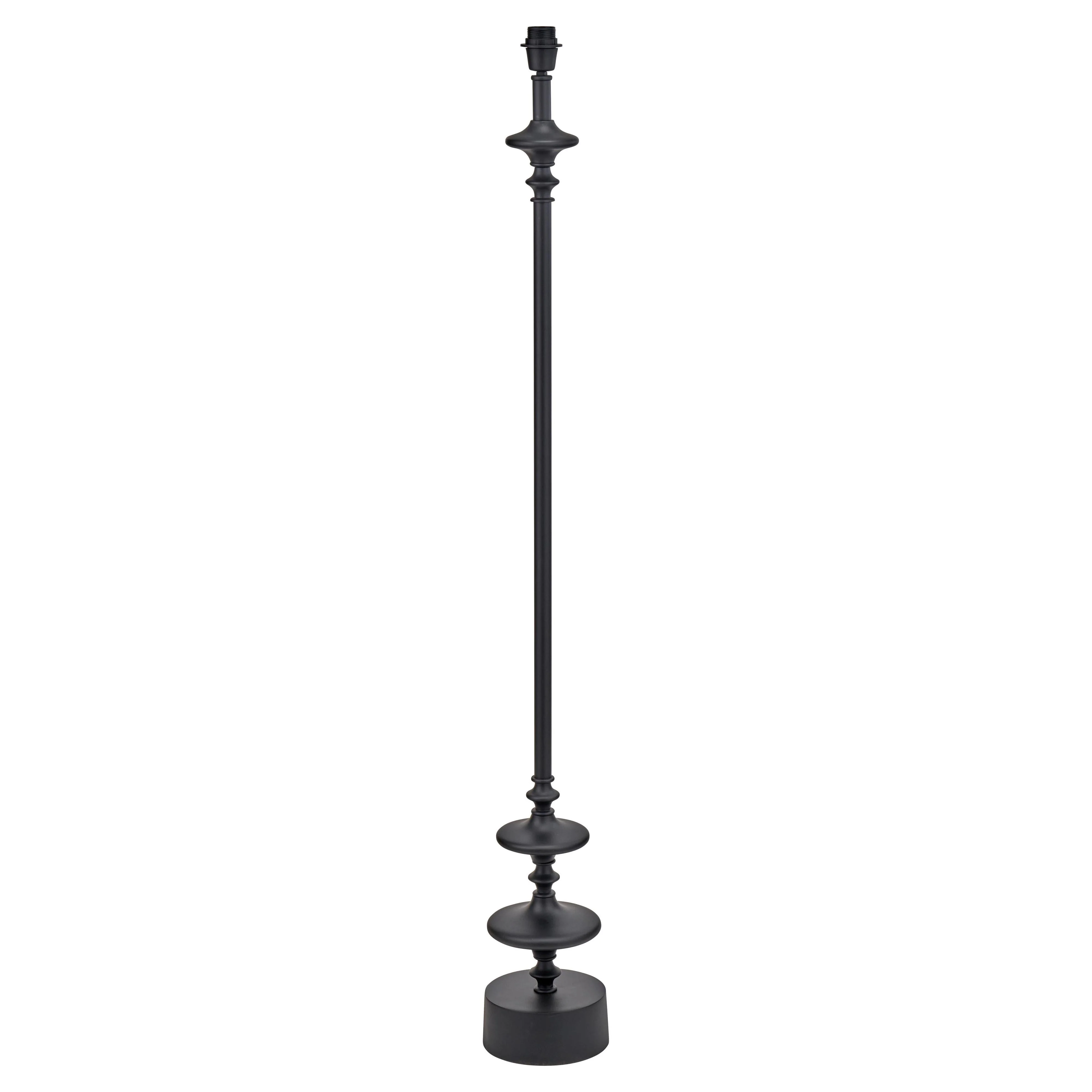 Pacific Lifestyle Vidar Matt Black Candlestick Floor Lamp Base