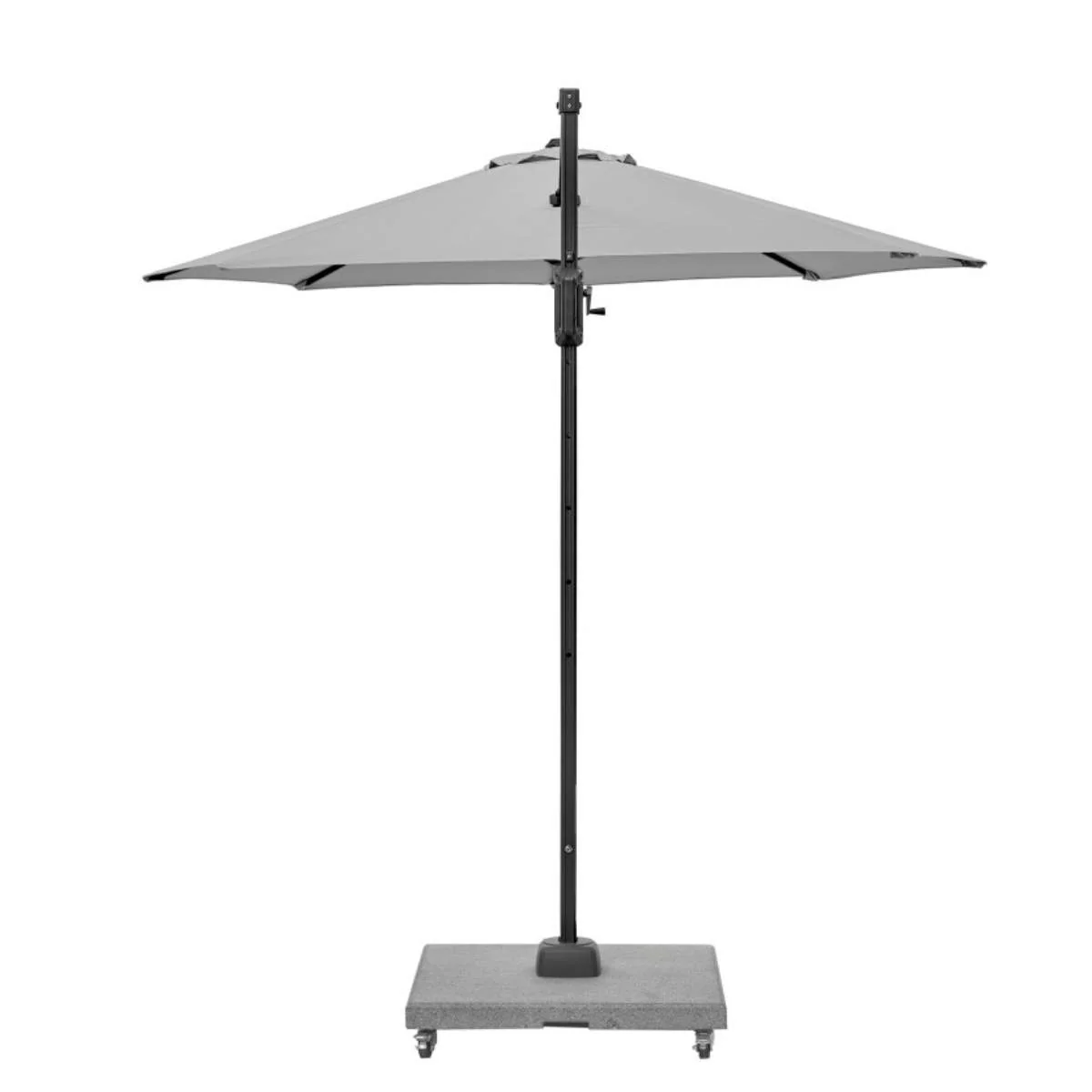 Pacific Lifestyle Voyager T1 3m Round Luna Grey Free Arm Parasol - Image 3