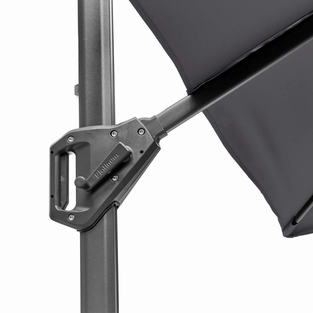 Pacific Lifestyle Voyager T1 3m x 2m Rectangular Anthracite Free Arm Parasol - Image 5