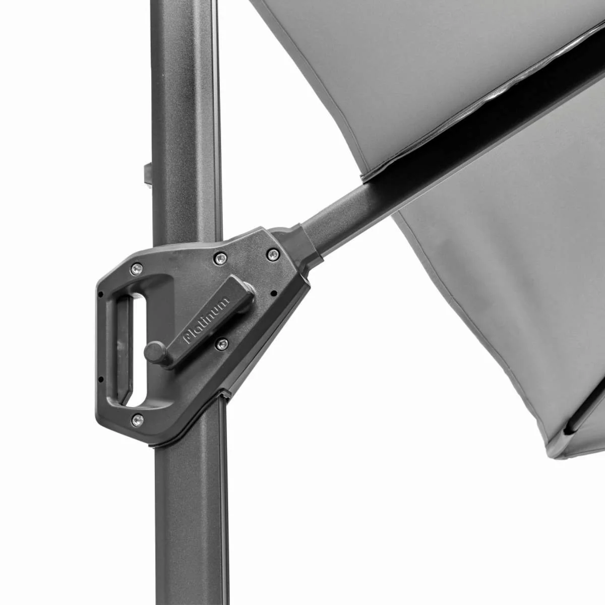 Pacific Lifestyle Voyager T1 3m x 2m Rectangular Luna Grey Free Arm Parasol - Image 5