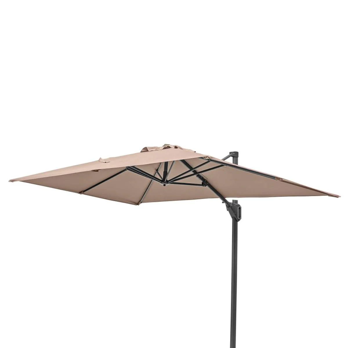 Pacific Lifestyle Voyager T1 3m x 2m Rectangular Taupe Free Arm Parasol - Image 4