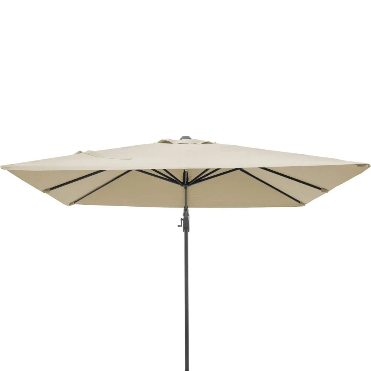 Pacific Lifestyle Voyager T2 2.7m Square Champagne Free Arm Parasol - Image 3