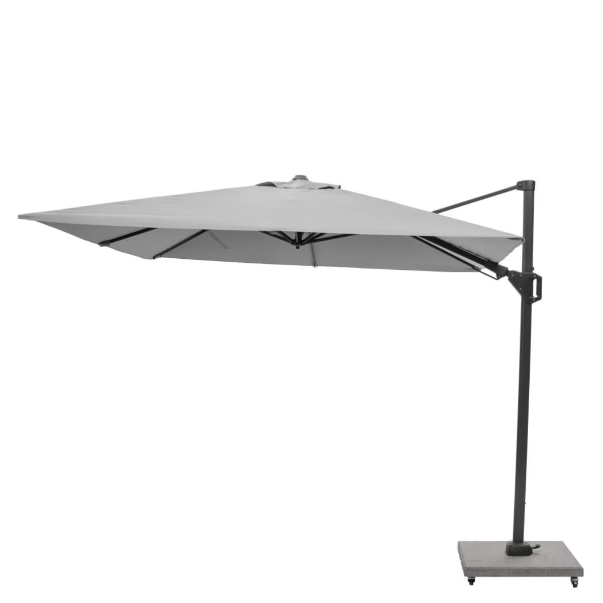 Pacific Lifestyle Voyager T2 2.7m Square Luna Grey Free Arm Parasol - Image 5