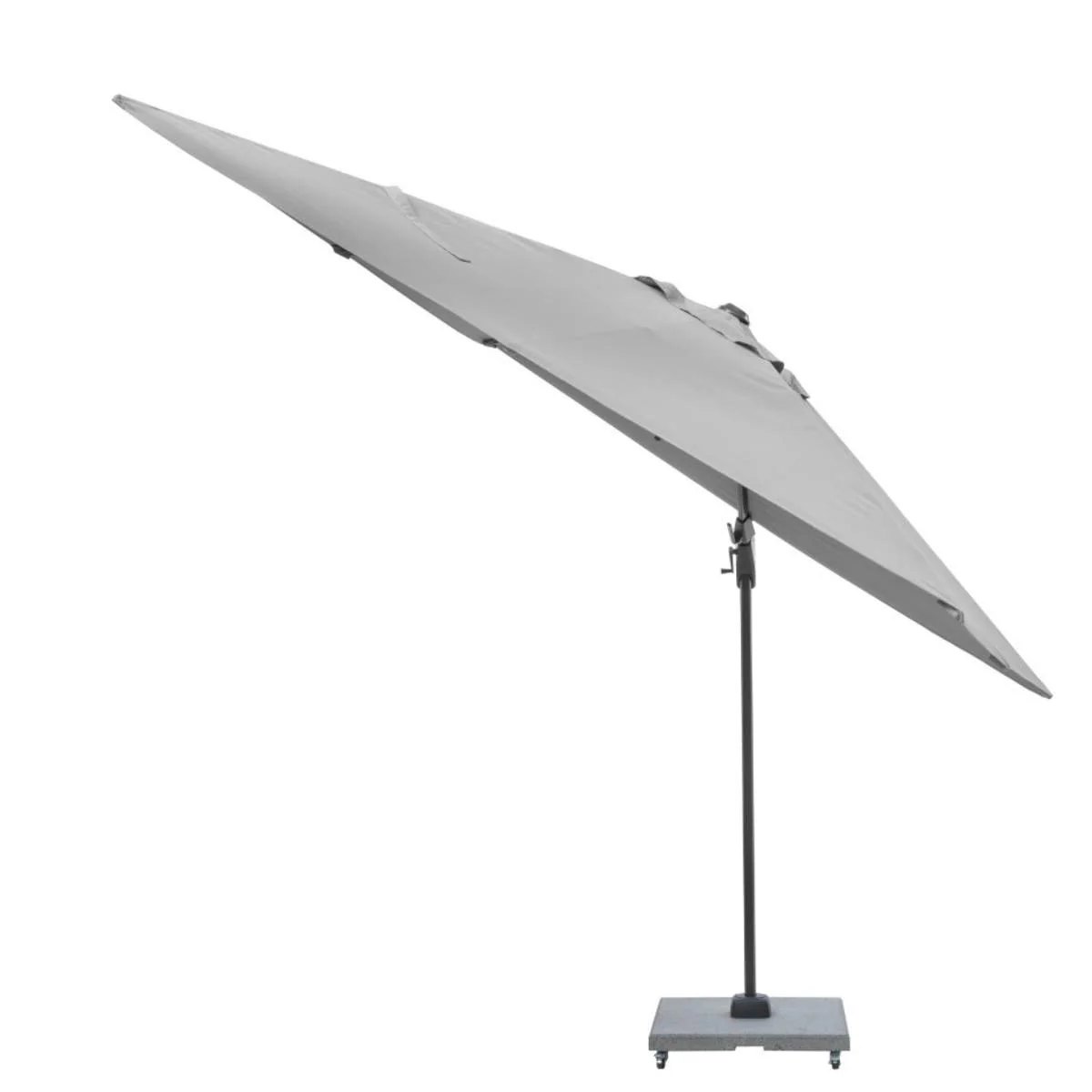 Pacific Lifestyle Voyager T2 2.7m Square Luna Grey Free Arm Parasol - Image 6