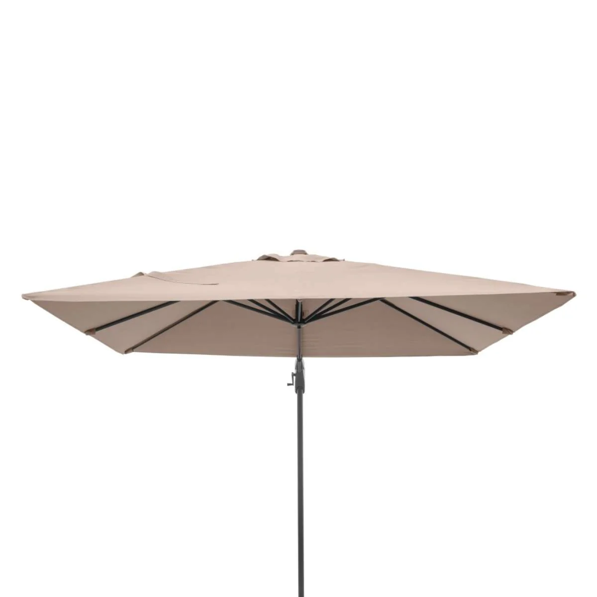 Pacific Lifestyle Voyager T2 2.7m Square Taupe Free Arm Parasol - Image 6