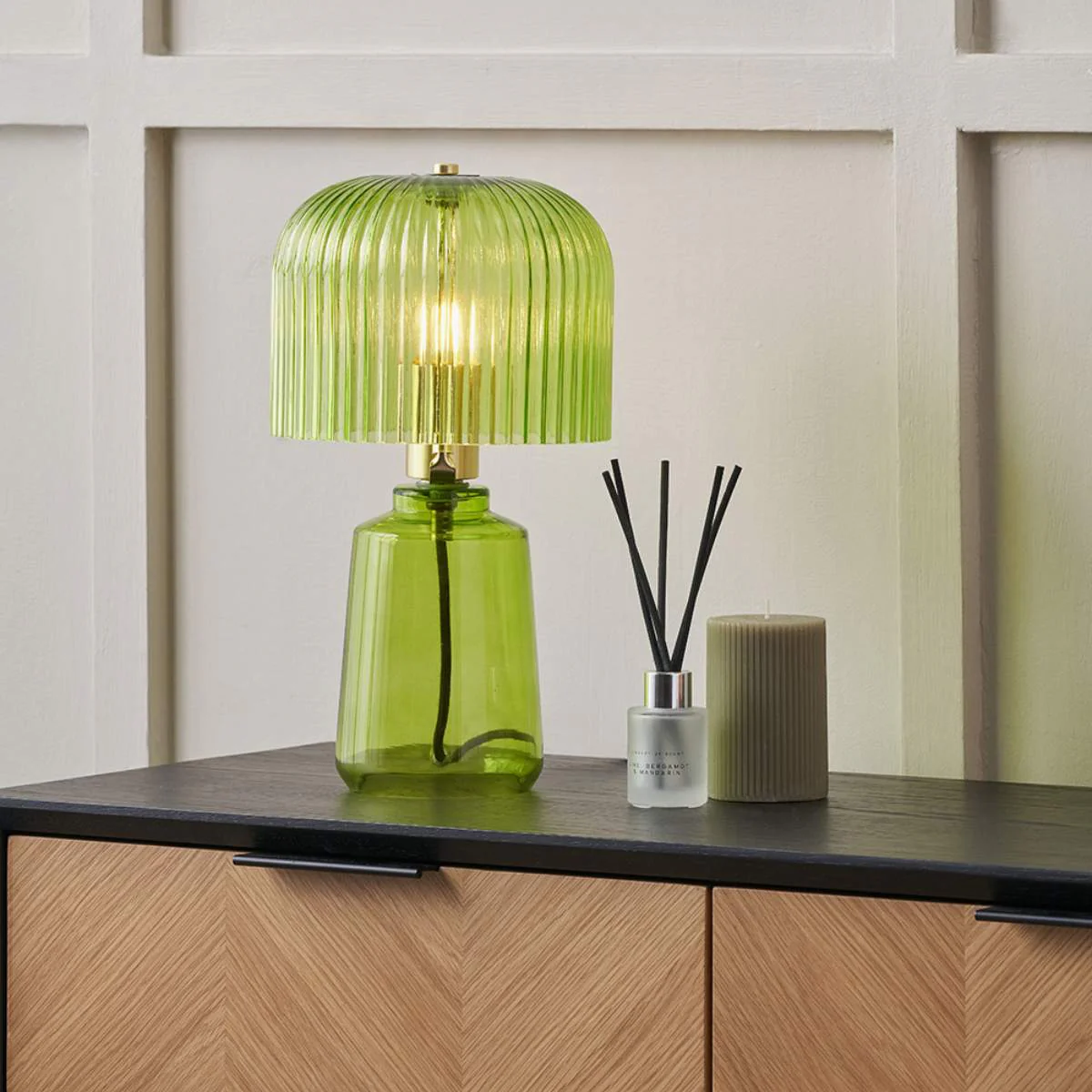 Pacific Lifestyle Zandra Ribbed Glass Table Lamp - Image 23