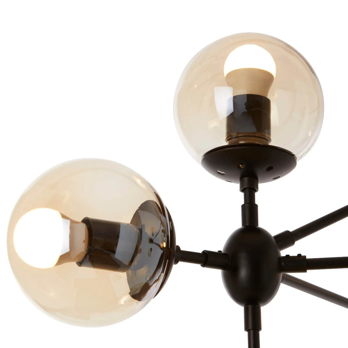Beaumonde Home Abira 10 Arm Matte Black Pendant Light - Image 3