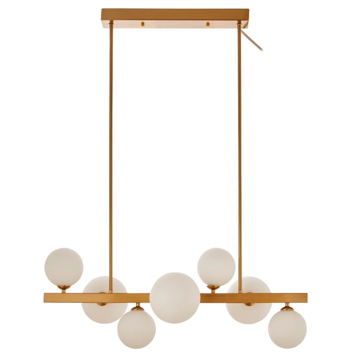 Beaumonde Home Abira Bronze 7 Light Pendant Lamp - Image 2