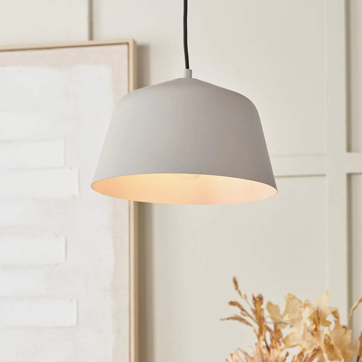 Pacific Lifestyle Amalie Grey Metal Retro Pendant - Image 6