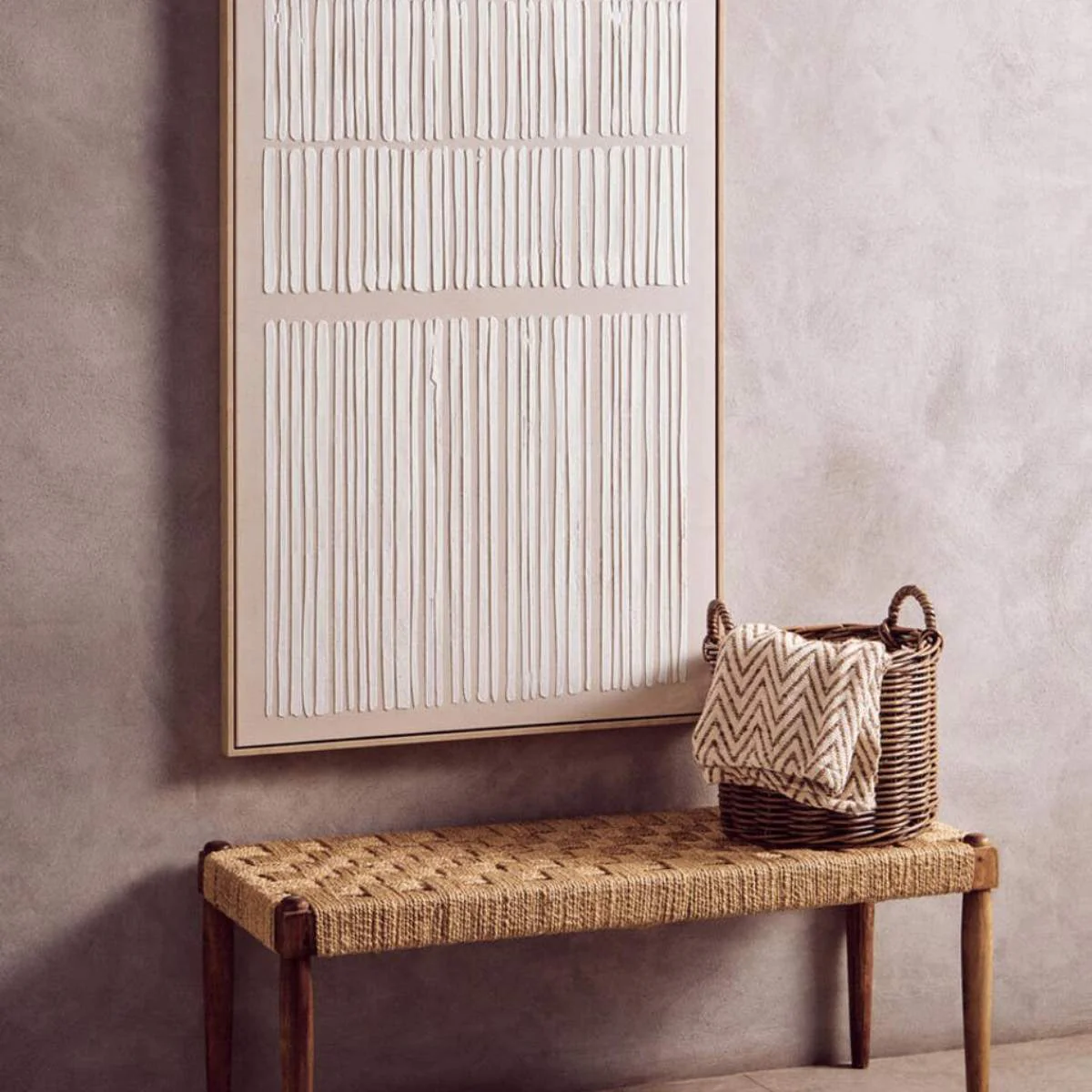 Beaumonde Home Bosie Chevron Woven Throw - Image 6