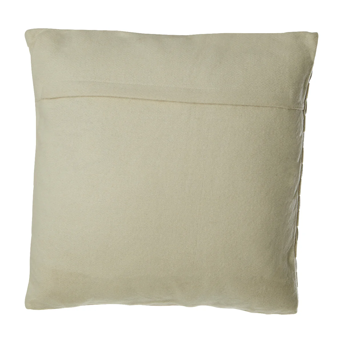 Beaumonde Home Bosie Kensington Townhouse Square Ivory And Silver Check Cushion - Image 3
