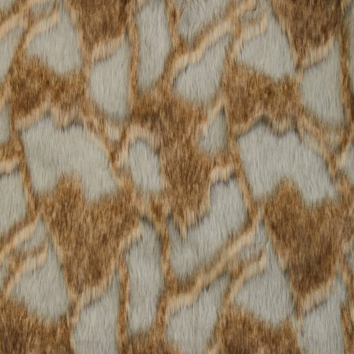 Beaumonde Home Bosie Lamina Grey And Natural Fur Throw - Image 6