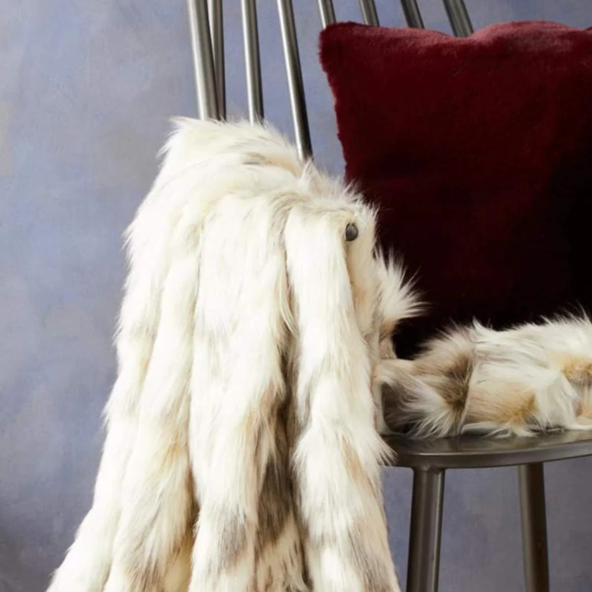 Beaumonde Home Bosie Lamina Natural Fur Throw - Image 6