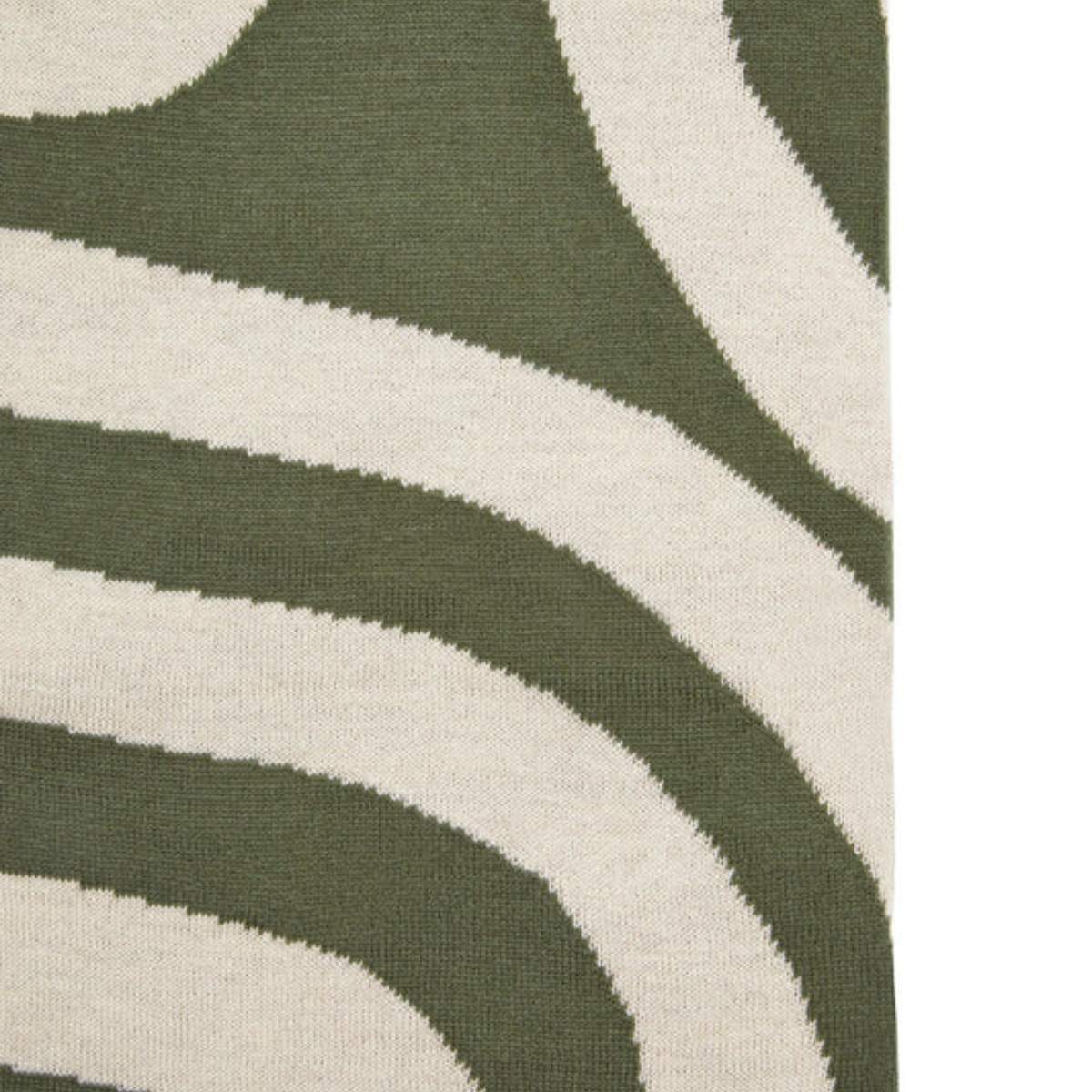 Beaumonde Home Bosie Ozella Natural And Green Throw - Image 6