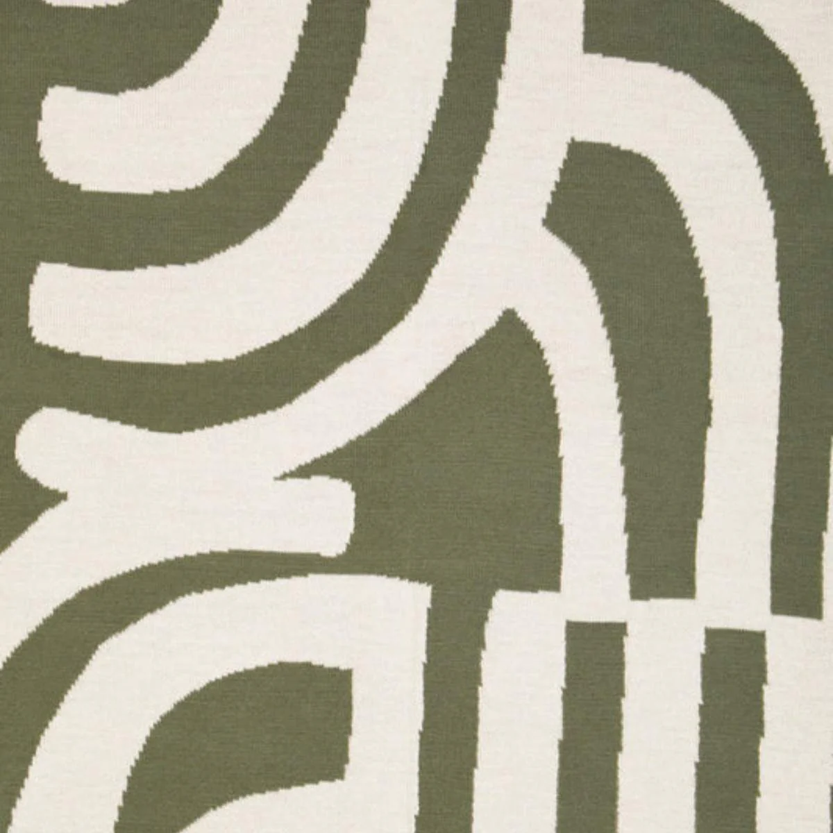 Beaumonde Home Bosie Ozella Natural And Green Throw - Image 7