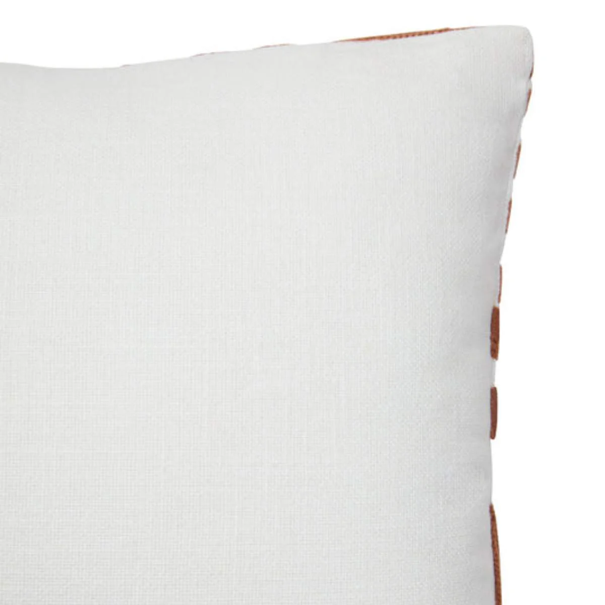 Beaumonde Home Bosie Ozella Natural And Terracotta Cushion - Image 5