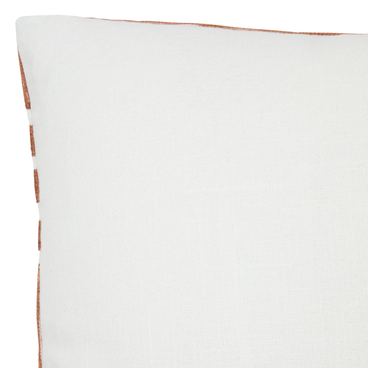 Beaumonde Home Bosie Ozella Natural And Terracotta Square Cushion - Image 11