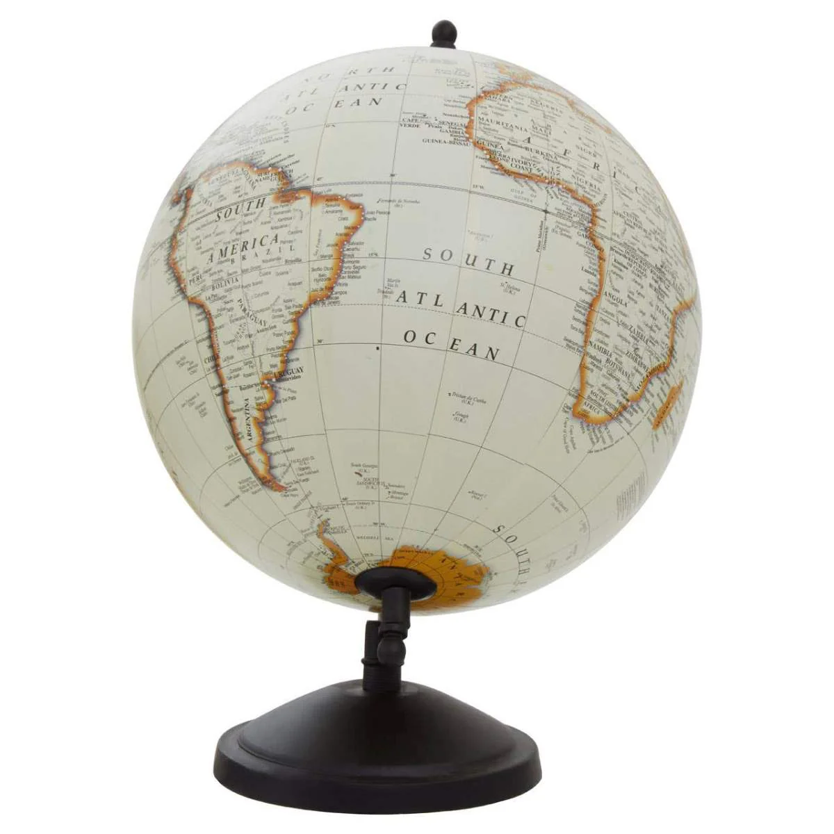 Beaumonde Home Churchill Black Frame Globe - Image 4