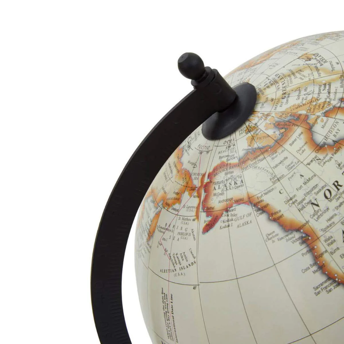 Beaumonde Home Churchill Black Frame Globe - Image 8