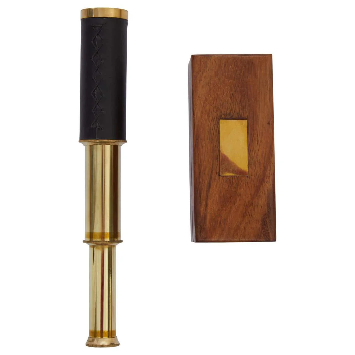 Beaumonde Home Churchill Leather Effect Telescope - Image 13