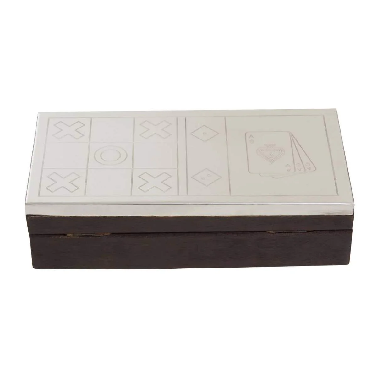 Beaumonde Home Churchill Games 3 In 1 Noughts and Crosses Dice and Playing Cards Set - Image 7