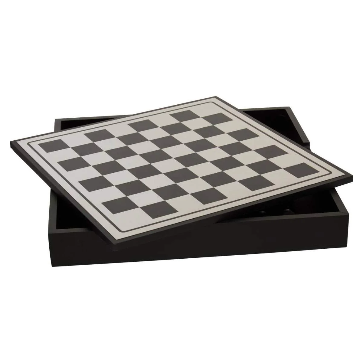 Beaumonde Home Churchill Games Black and Silver Chess Set - Image 3