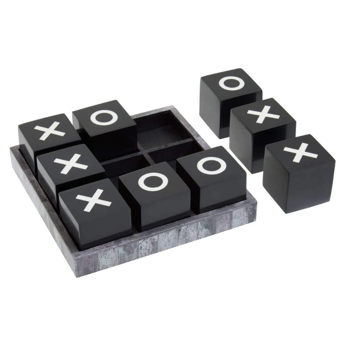 Beaumonde Home Churchill Games Black and White Noughts and Crosses - Image 3