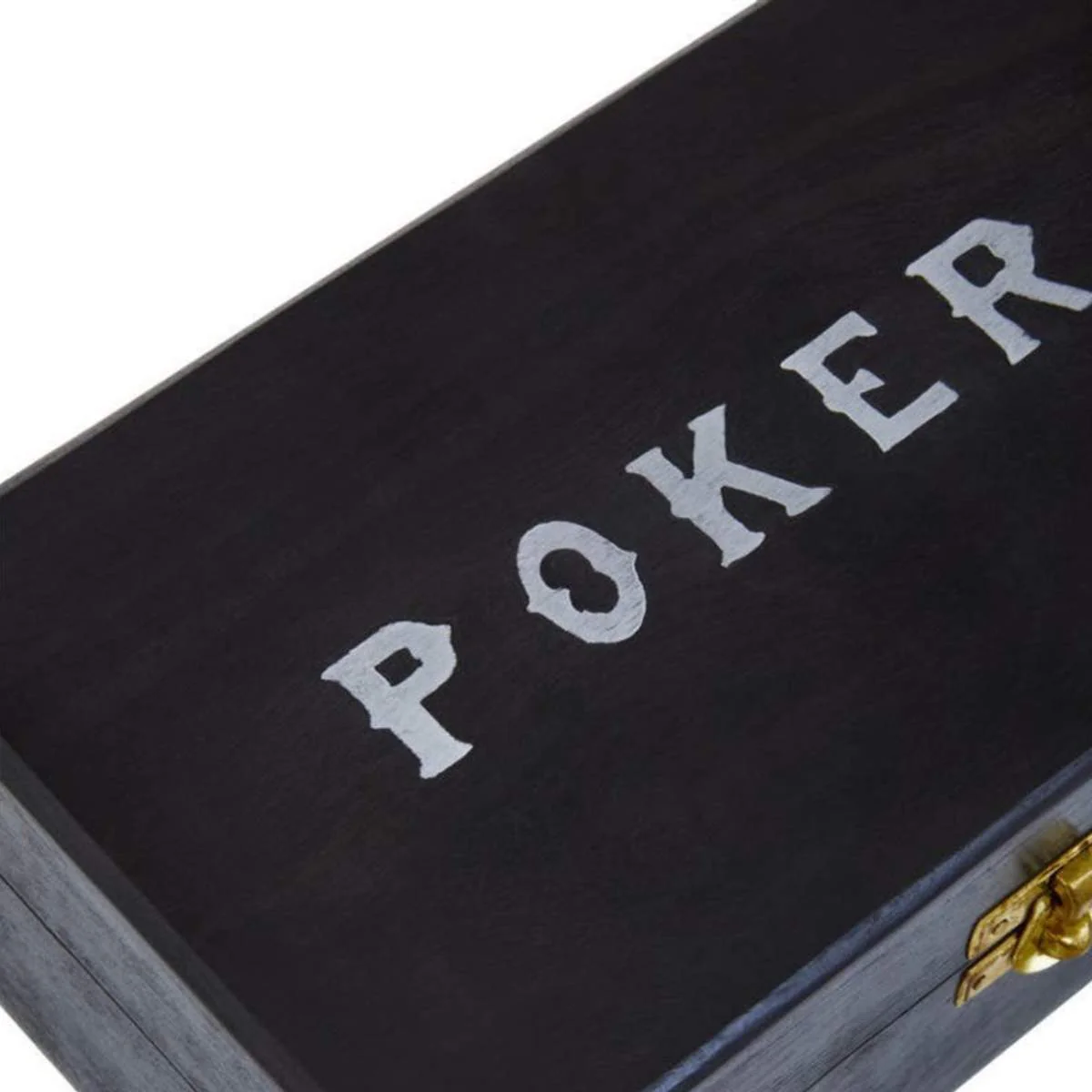 Beaumonde Home Churchill Games Black Sheesham Wood Poker Set - Image 2