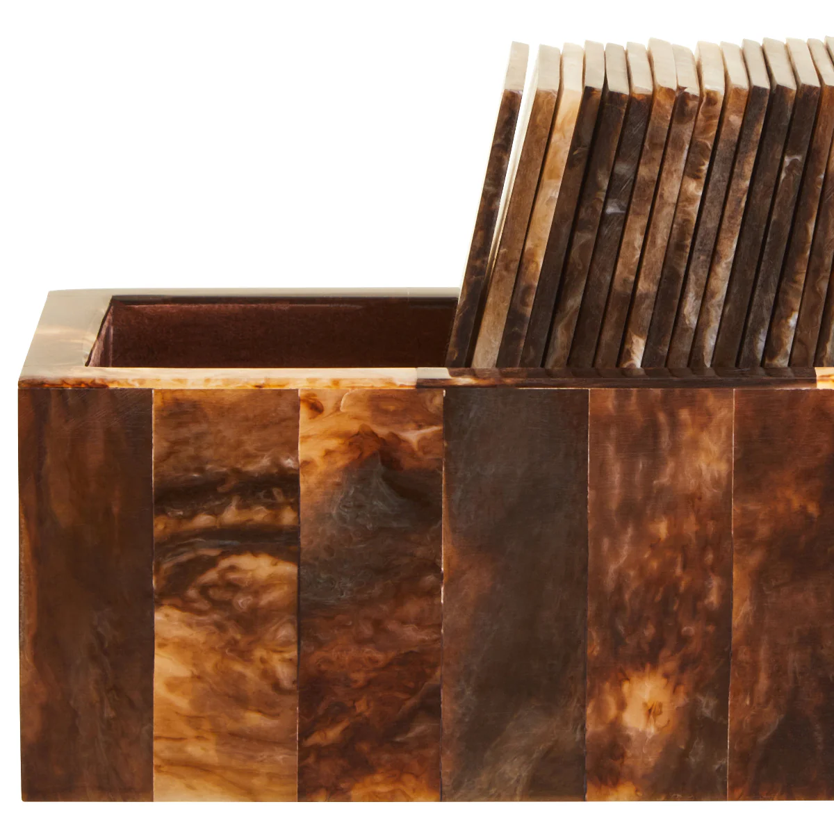 Beaumonde Home Churchill Games Brown And Black Finish Domino Set - Image 11