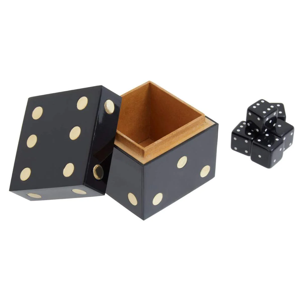 Beaumonde Home Churchill Games Dice Box with Five Dice - Image 8
