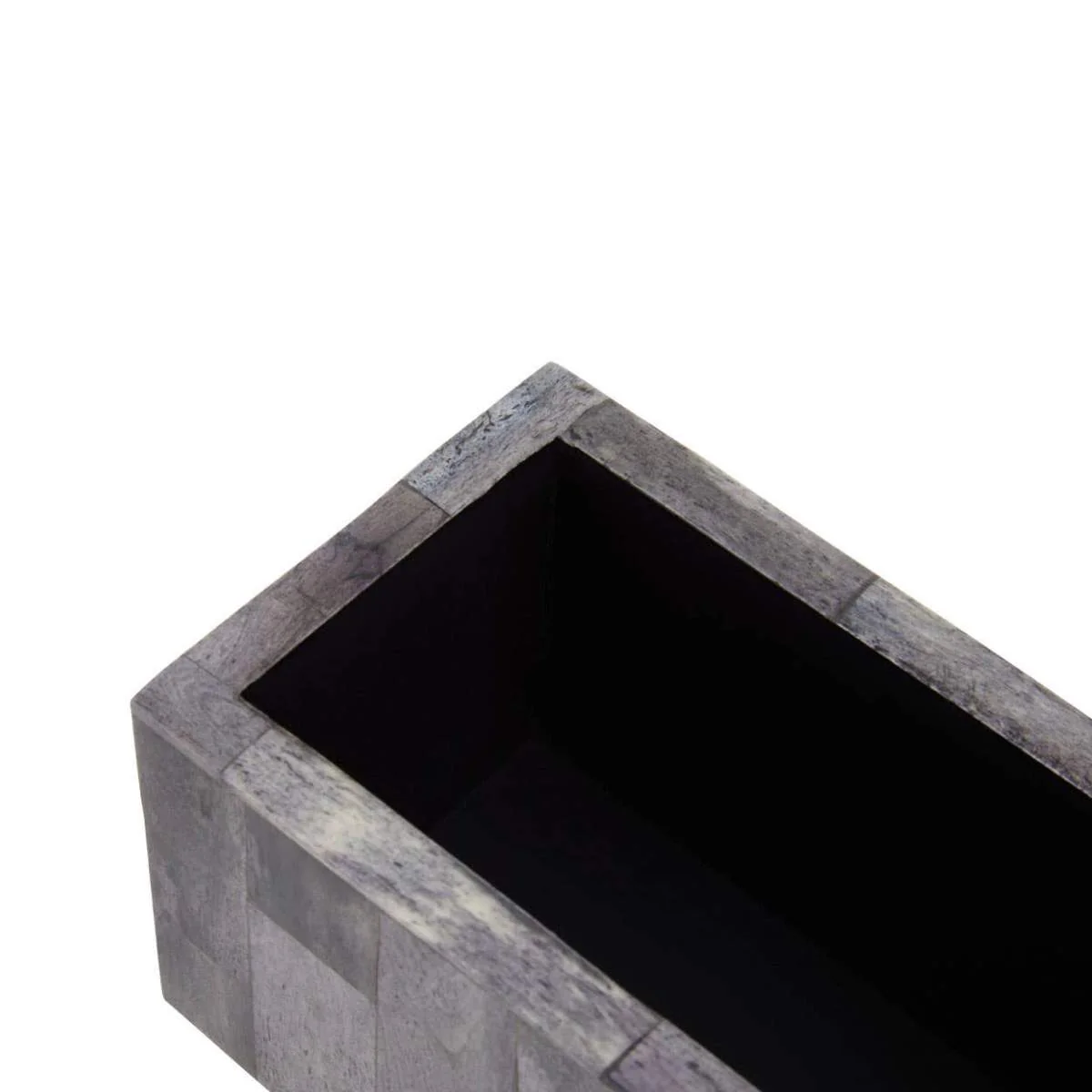 Beaumonde Home Churchill Games Grey Bone Domino Set with Black Dominoes - Image 6