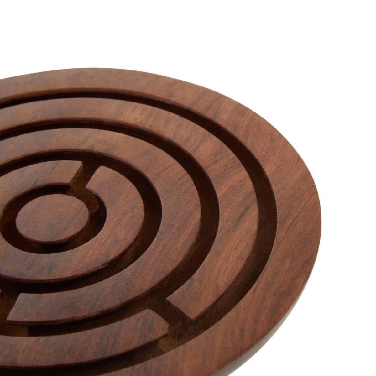 Beaumonde Home Churchill Games Round Sheesham Wood Labyrinth - Image 4