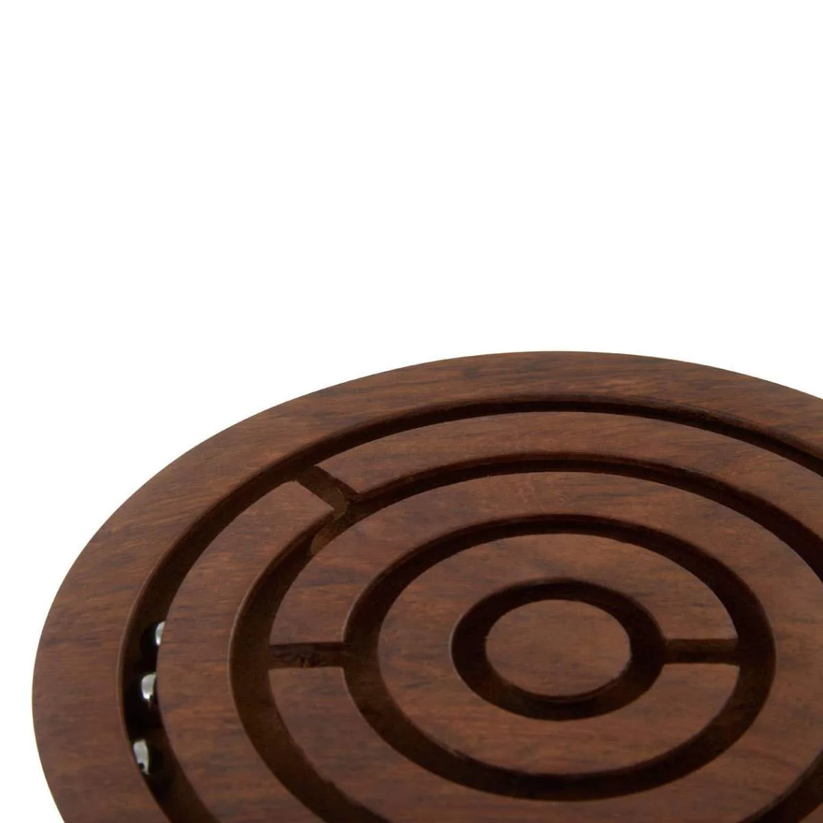 Beaumonde Home Churchill Games Round Sheesham Wood Labyrinth - Image 5