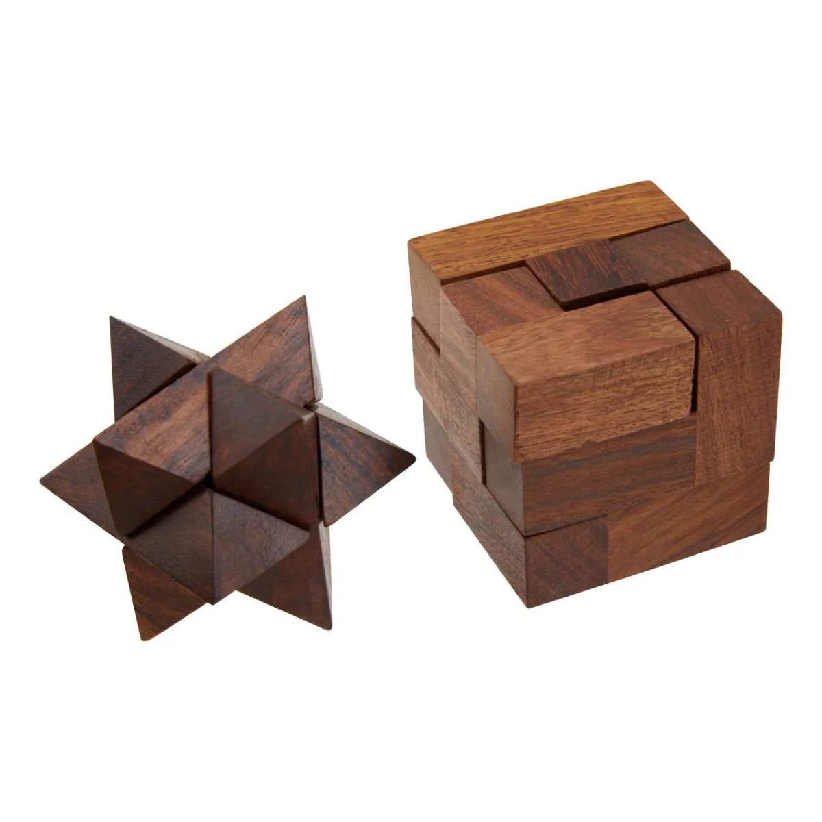 Beaumonde Home Churchill Games Sheesham Wood 6 Piece 3D Puzzle Set - Image 8