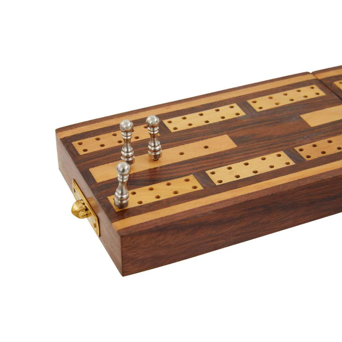 Beaumonde Home Churchill Games Sheesham Wood Cribbage Set - Image 7
