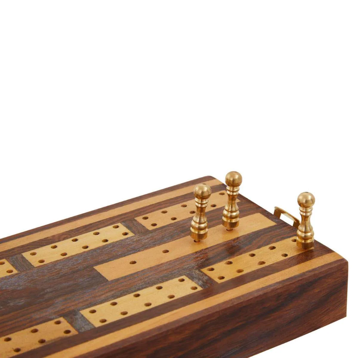 Beaumonde Home Churchill Games Sheesham Wood Cribbage Set - Image 8