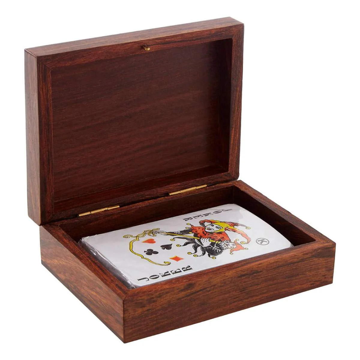 Beaumonde Home Churchill Games Sheesham Wood Playing Card Box - Image 3