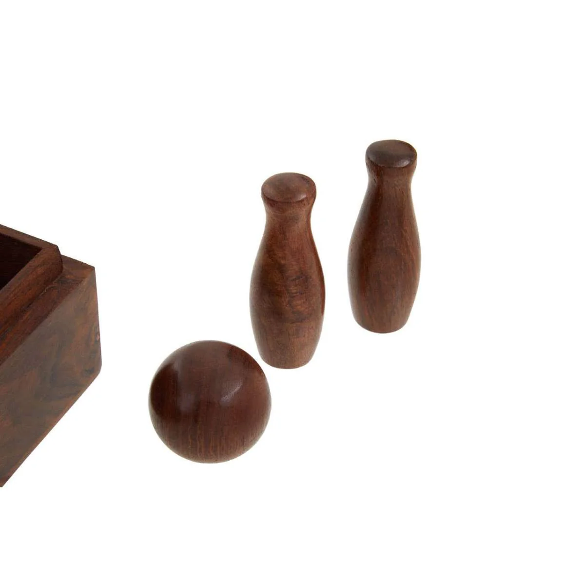Beaumonde Home Churchill Games Sheesham Wood Skittles Set - Image 7