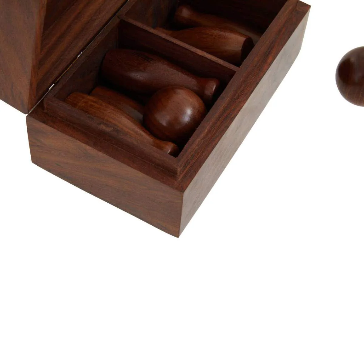 Beaumonde Home Churchill Games Sheesham Wood Skittles Set - Image 8