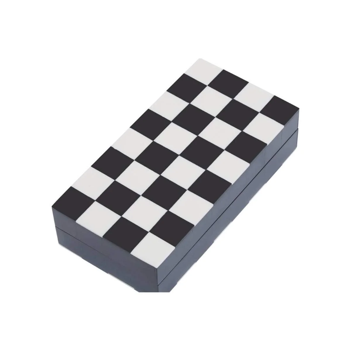 Beaumonde Home Churchill Games Small Black and White Foldable Chess Set - Image 5